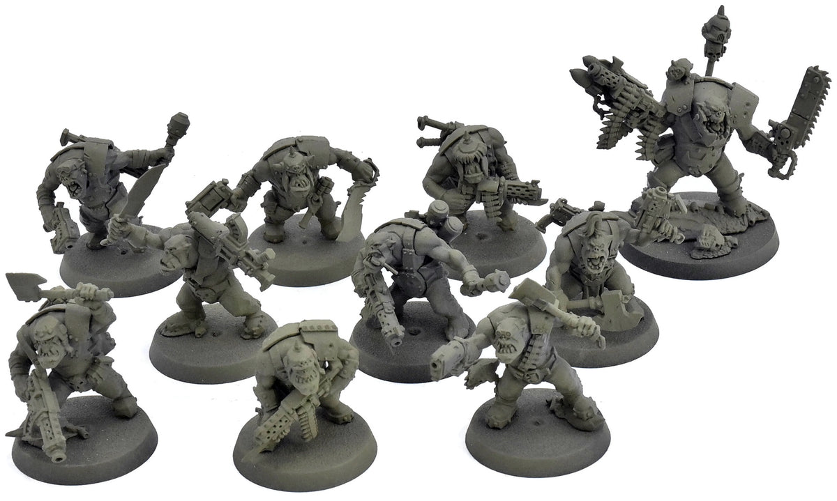 ORKS 10 Boyz #1 armageddon Warhammer 40K 2177