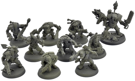 ORKS 10 Boyz #1 armageddon Warhammer 40K 2177