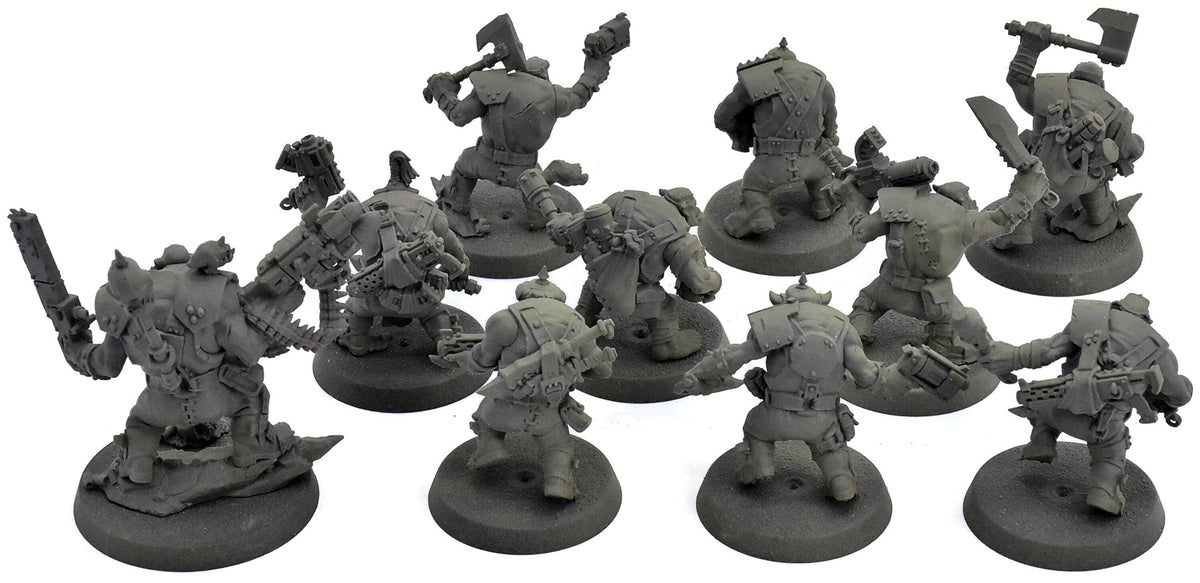 ORKS 10 Boyz #1 armageddon Warhammer 40K 2177