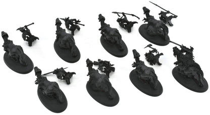 LIZARDMEN 8 Cold One Riders #1 Warhammer Fantasy 4657