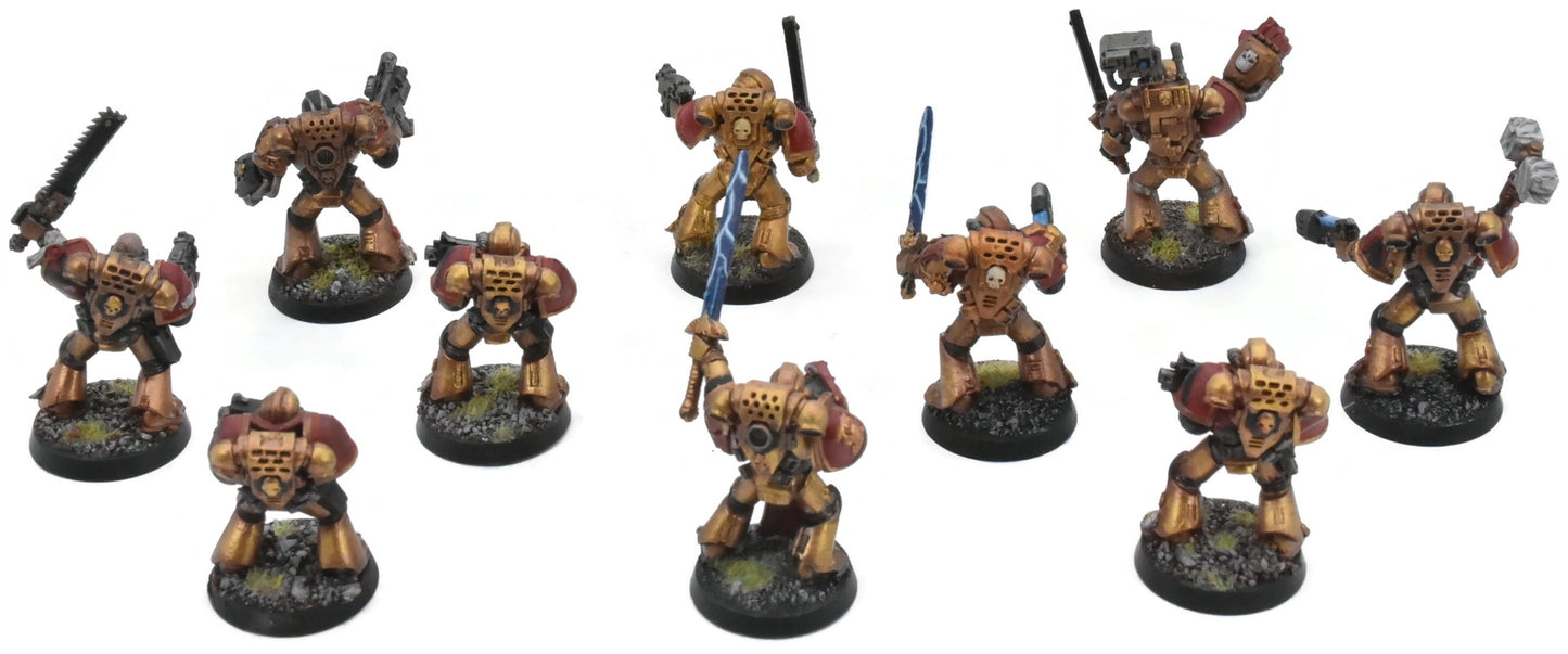 SPACE MARINES 10 Tactical Marines #3 Warhammer 40K 4787  Minotaurs