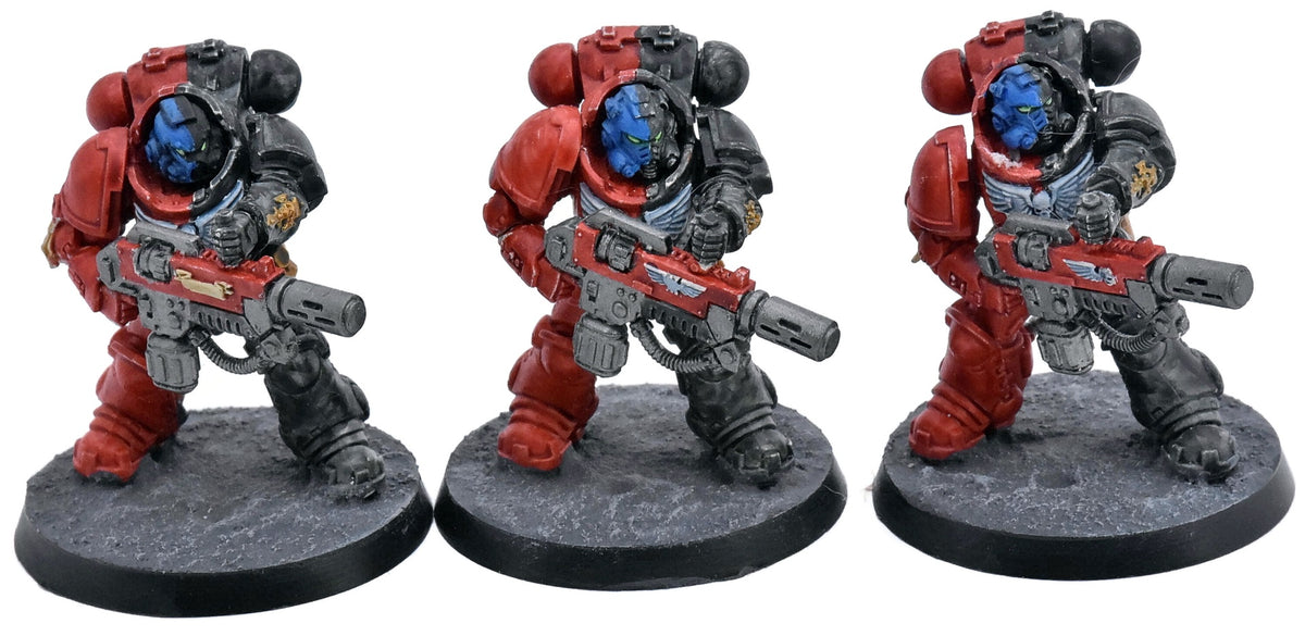BLOOD ANGELS 3 Eradicators #1 Warhammer 40K WELL PAINTED 2412