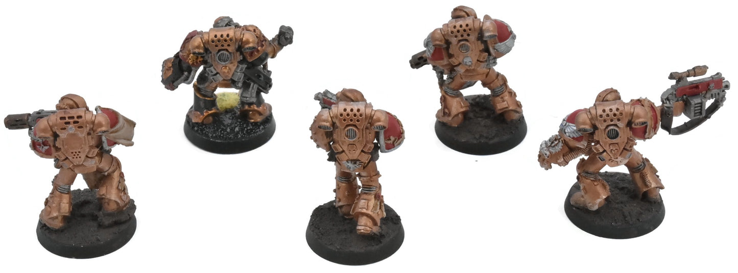 SPACE MARINES 5 Veterans #3 METAL Warhammer 40K 4831