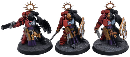BLOOD ANGELS 3 Bladeguard Veterans #1 Warhammer 40K WELL PAINTED 2467