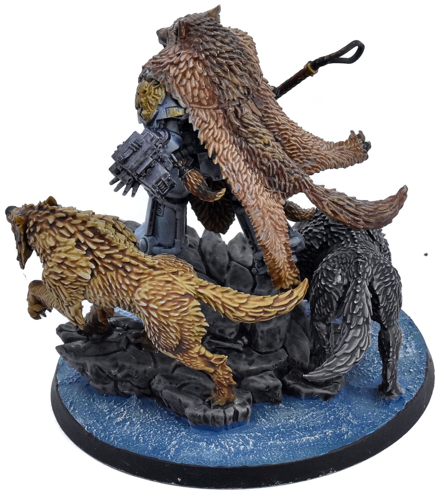 SPACE WOLVES Logan Grimnar #1 WELL PAINTED Warhammer 40K 1923