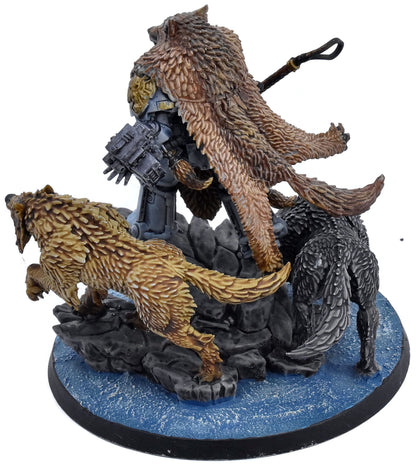 SPACE WOLVES Logan Grimnar #1 WELL PAINTED Warhammer 40K 1923
