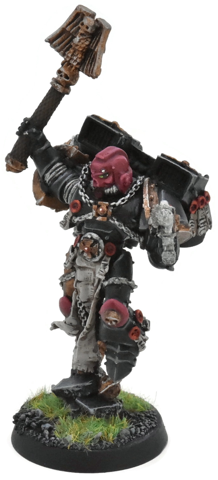 BLOOD ANGELS Chaplain With Jump Pack #2 METAL WELL PAINTED Warhammer 40K 4855