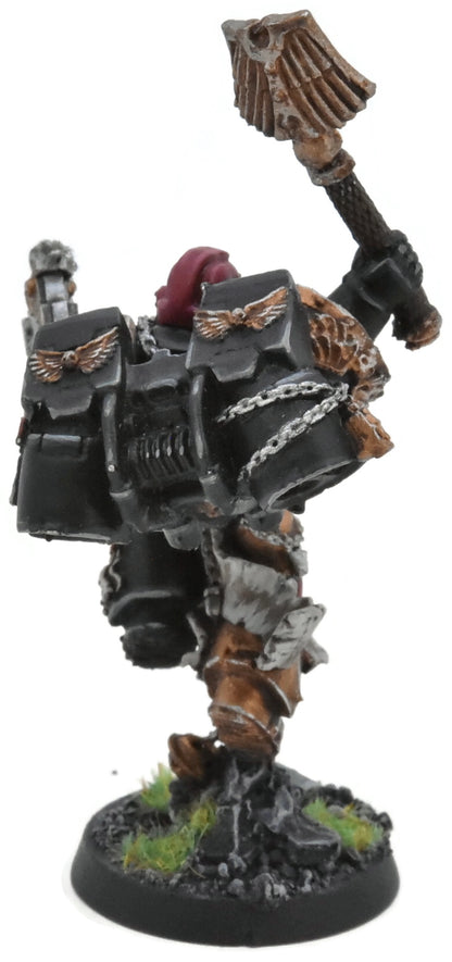 BLOOD ANGELS Chaplain With Jump Pack #2 METAL WELL PAINTED Warhammer 40K 4855