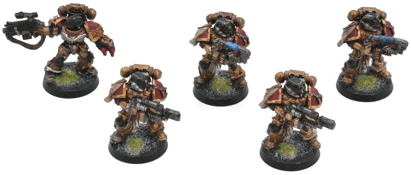 SPACE MARINES 5 Veterans #1 METAL Warhammer 40K 4862