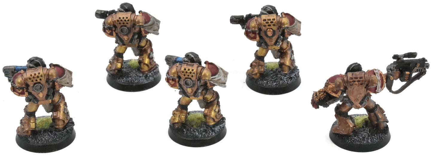 SPACE MARINES 5 Veterans #1 METAL Warhammer 40K 4862