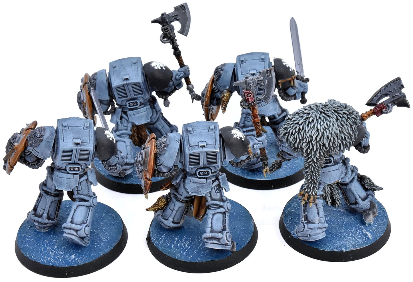 SPACE WOLVES 5 Wolf Guard Terminator #3 Warhammer 40K 1954