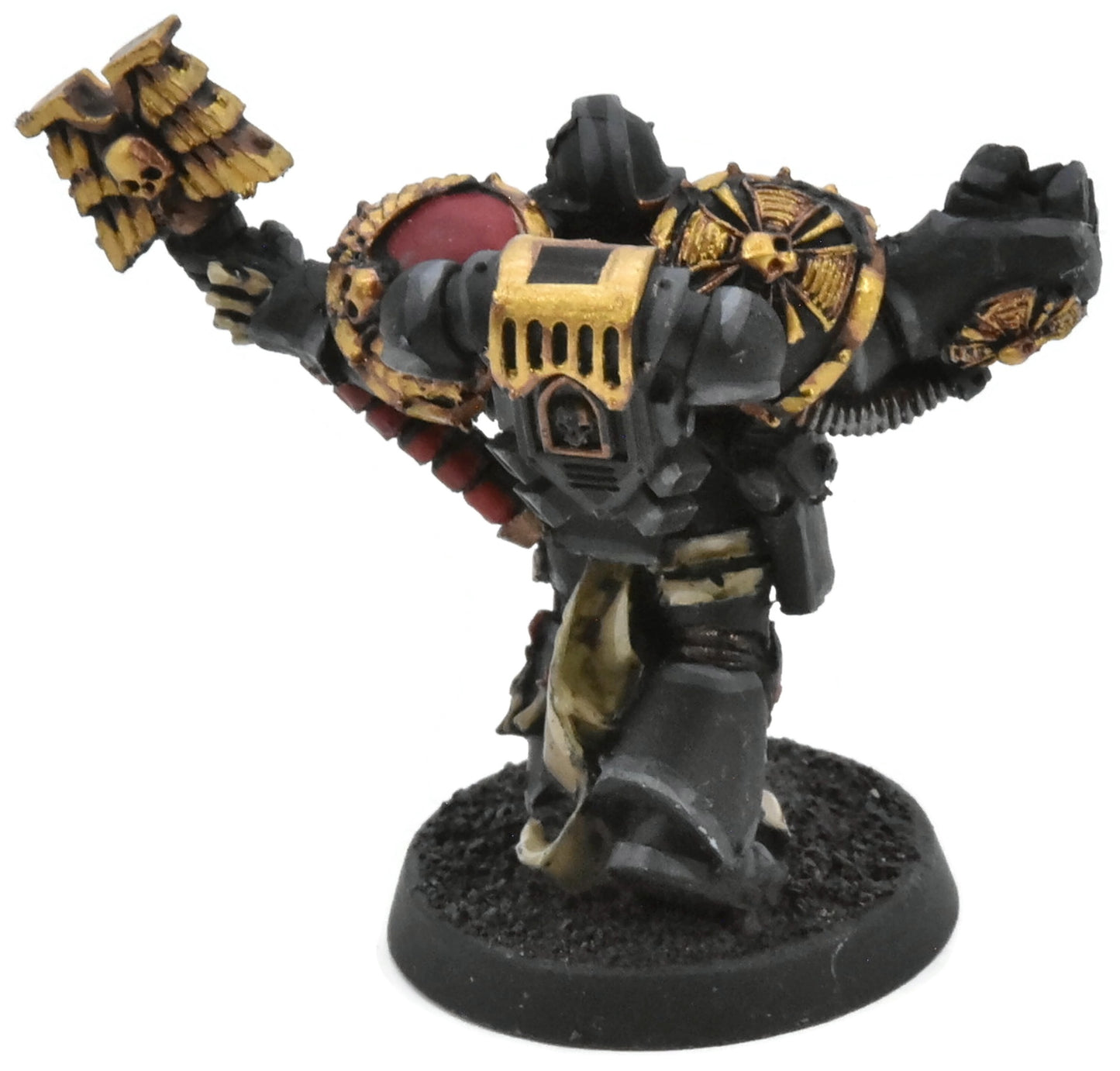 SPACE MARINES Primaris Chaplain #1 WELL PAINTED Warhammer 40K 4978
