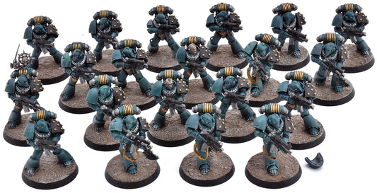 LOYALIST SPACE MARINE LEGIONS 20 Mkvi Tactical Squad #1 WELL PAINTED 2658