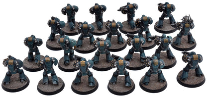 LOYALIST SPACE MARINE LEGIONS 20 Mkvi Tactical Squad #1 WELL PAINTED 2658