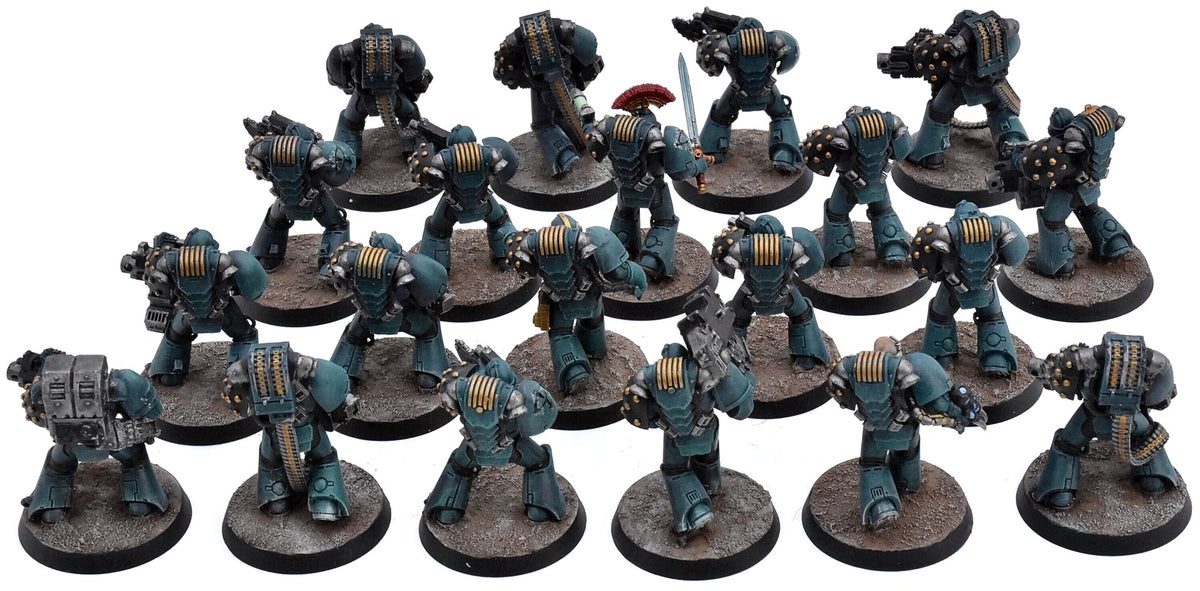 LOYALIST SPACE MARINE LEGIONS 20 Mkvi Tactical Squad #2 WELL PAINTED 2665