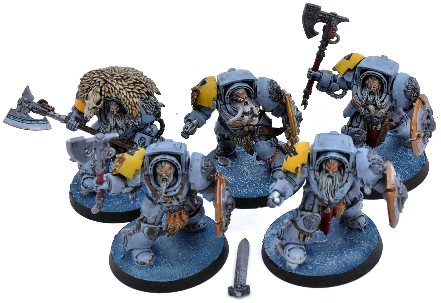 SPACE WOLVES 5 Wolf Guard Terminators #2 Warhammer 40K 2081