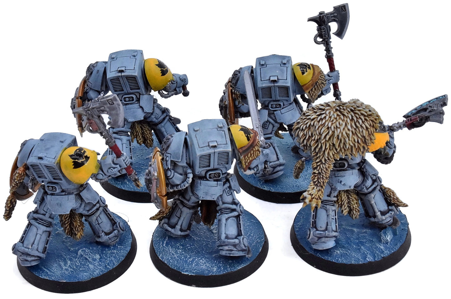 SPACE WOLVES 5 Wolf Guard Terminators #2 Warhammer 40K 2081