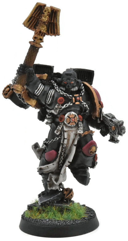 BLOOD ANGELS Chaplain With Jump Pack #4 METAL WELL PAINTED 40K 5050