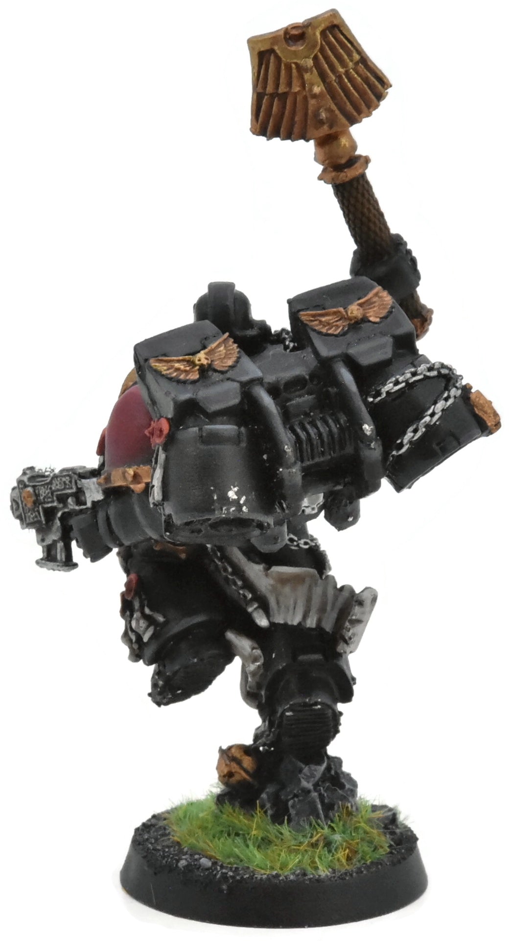 BLOOD ANGELS Chaplain With Jump Pack #4 METAL WELL PAINTED 40K 5050