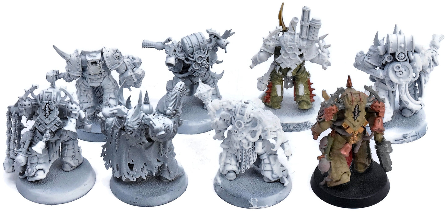 DEATH GUARD 8 Plague Marines #1 Warhammer 40K missing head 2463