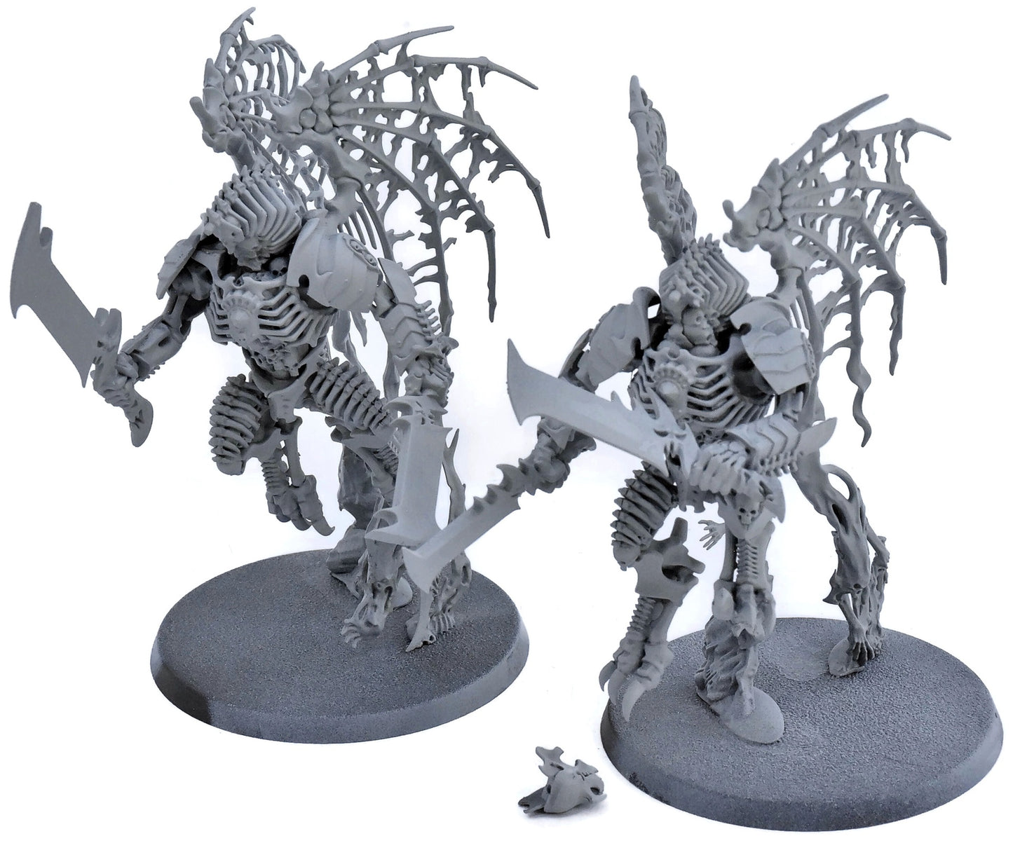 SOULBLIGHT GRAVELORDS 2 Morghast Archai #1 missing heads Warhammer Sigmar 2531