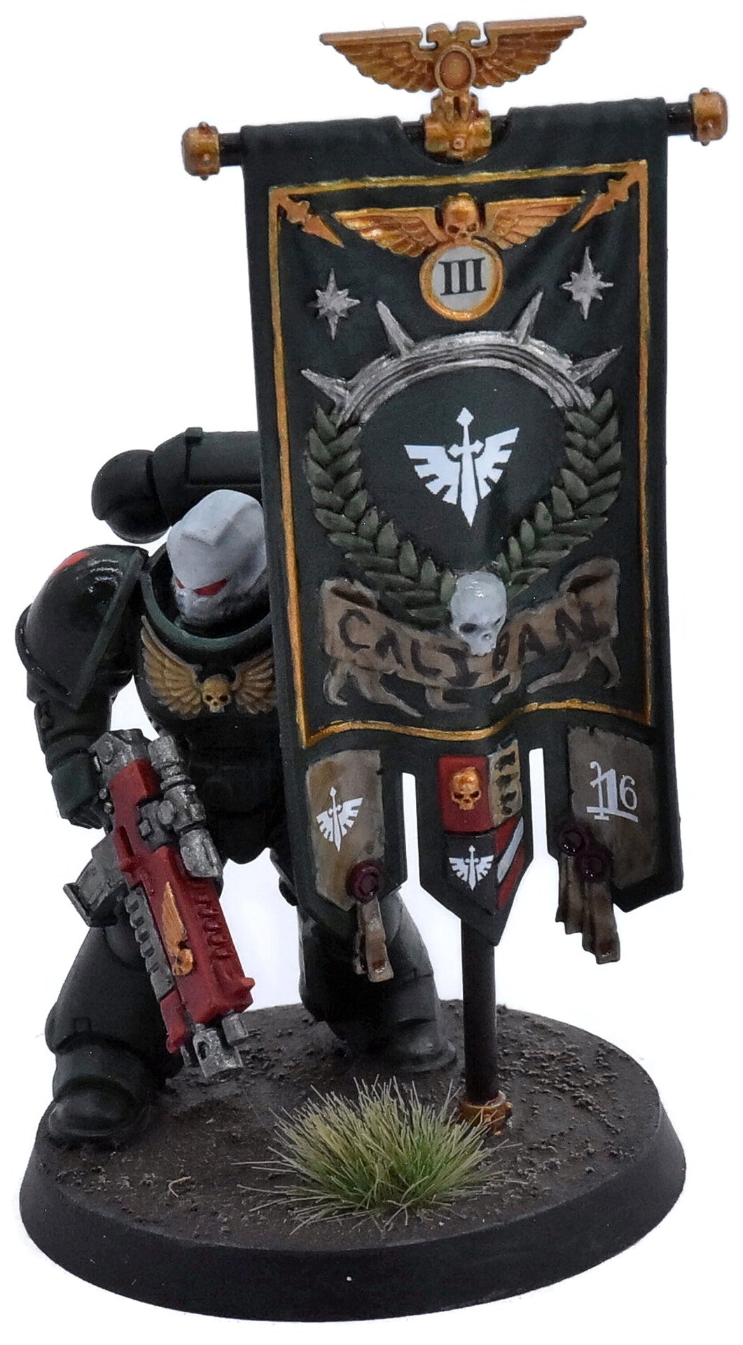 SPACE MARINES Ancient #1 Warhammer 40K WELL PAINTED 2586