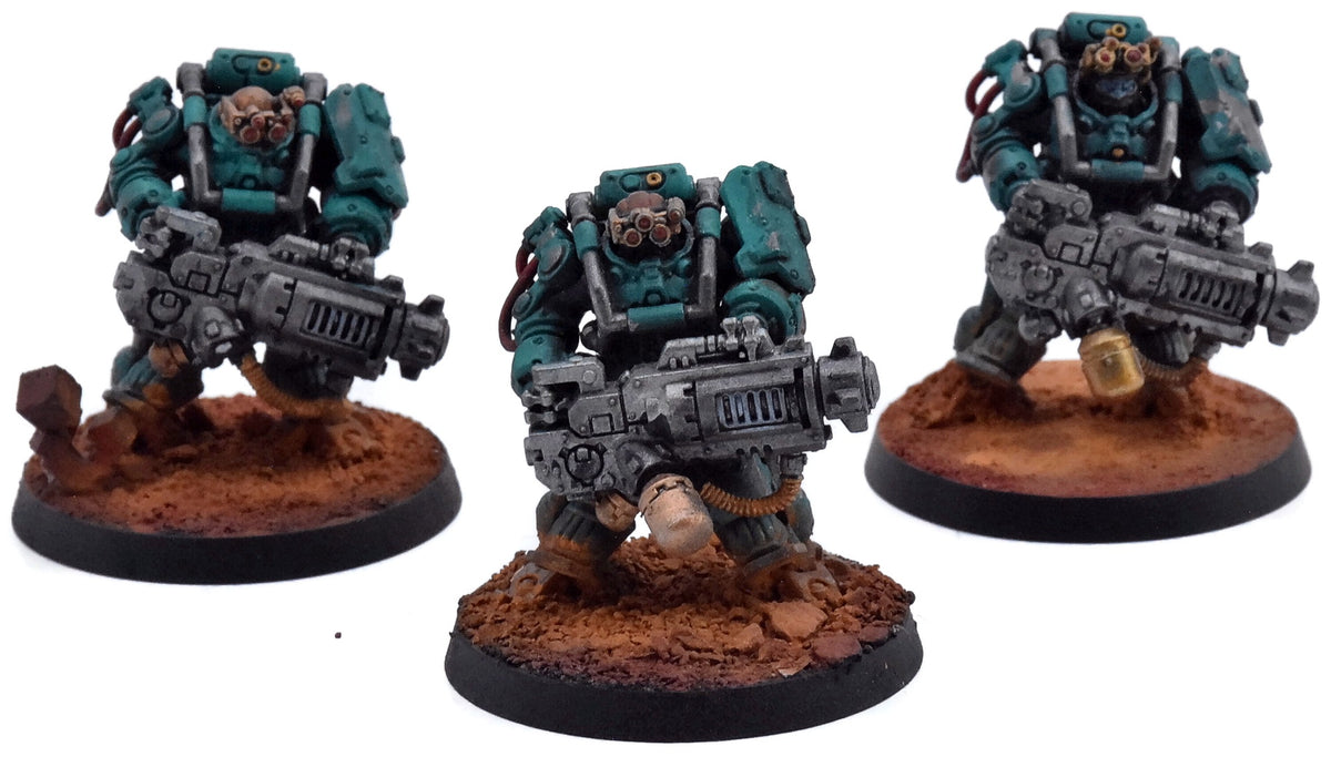 LEAGUES OF VOTANN 3 Brokhyr Thunderkyn #1 Warhammer 40K WELL PAINTED 3136