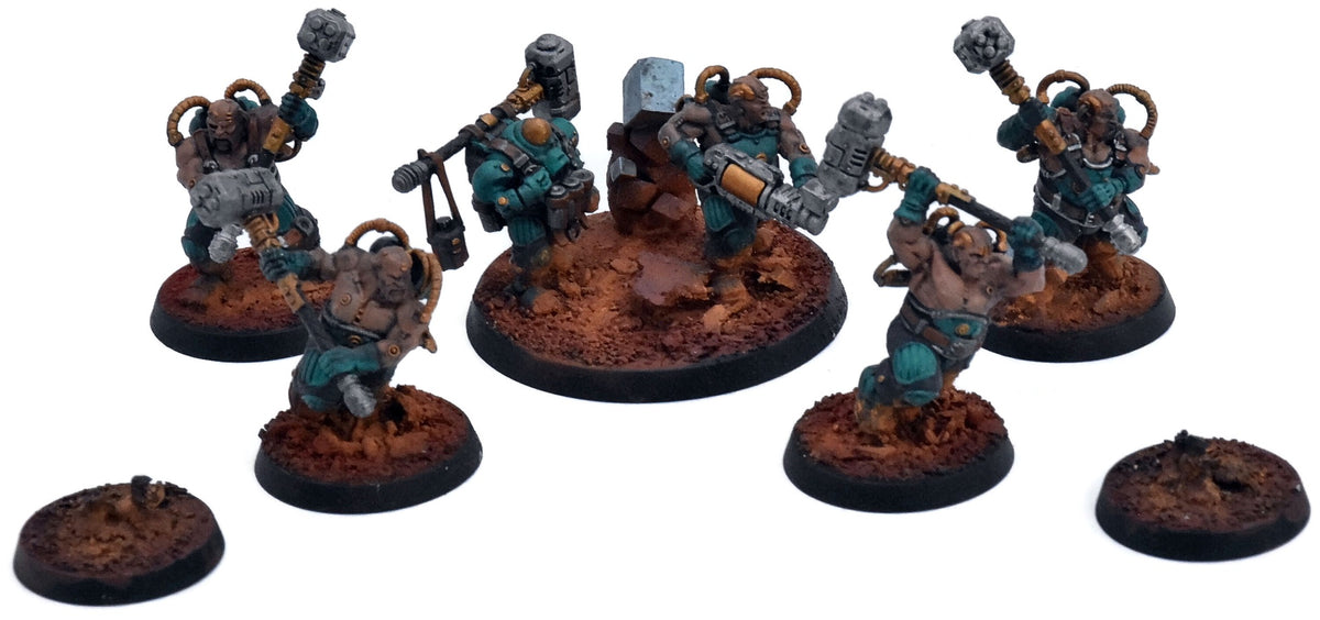 LEAGUES OF VOTANN Chtonian Berserks #2 Warhammer 40K WELL PAINTED 3181
