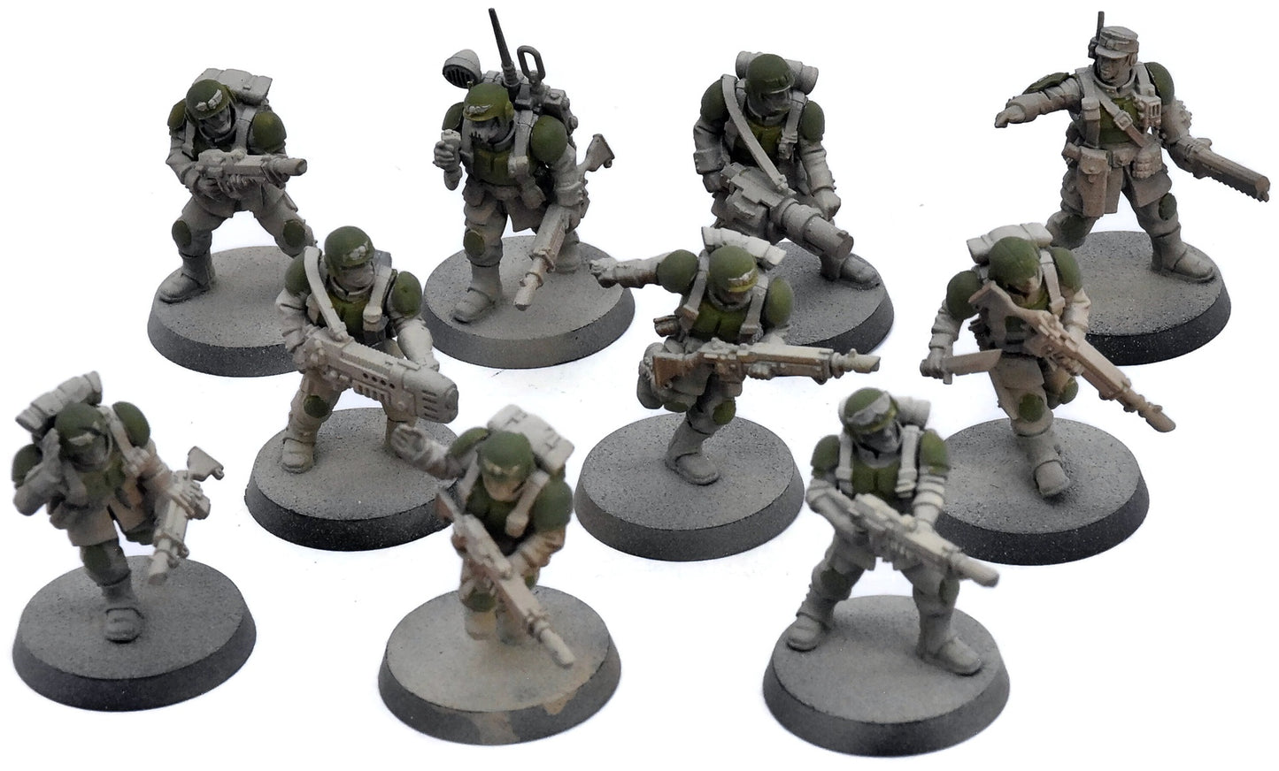 ASTRA MILITARUM 10 Cadian Shock Troops #1 Warhammer 40K 2791