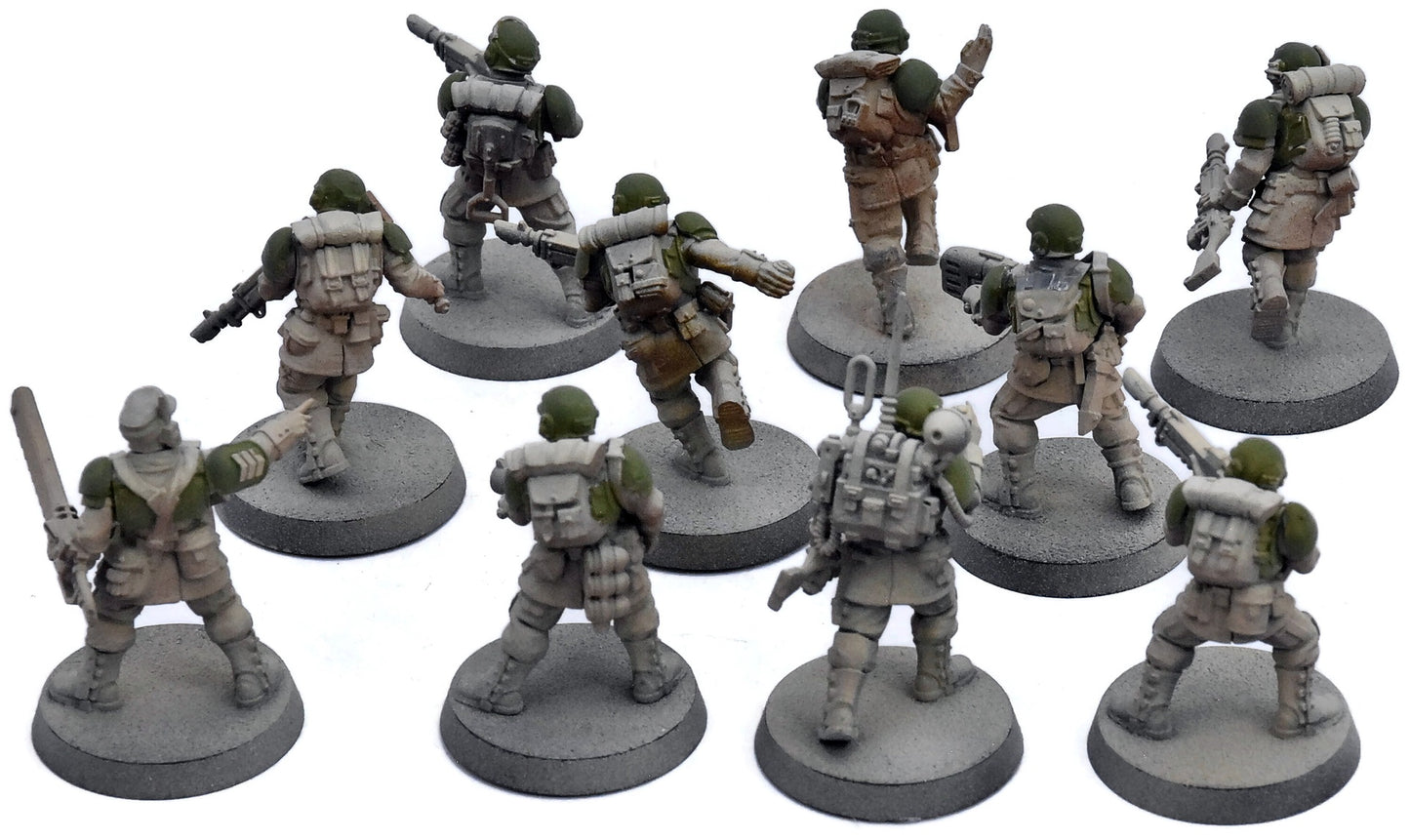 ASTRA MILITARUM 10 Cadian Shock Troops #1 Warhammer 40K 2791