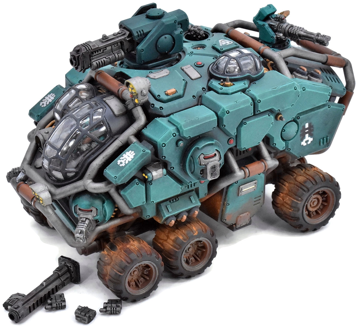 LEAGUES OF VOTANN Hekaton Land Fortress #1 Warhammer 40K WELL PAINTED 3297