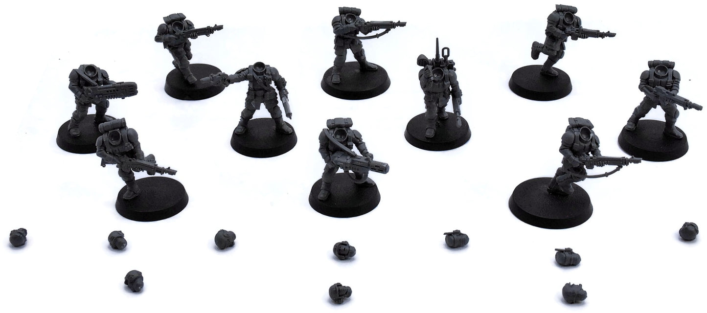 ASTRA MILITARUM 10 Cadian Shock Troops #2 Warhammer 40K 2891