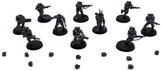 ASTRA MILITARUM 10 Cadian Shock Troops #2 Warhammer 40K 2891