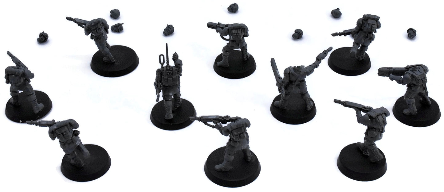 ASTRA MILITARUM 10 Cadian Shock Troops #2 Warhammer 40K 2891