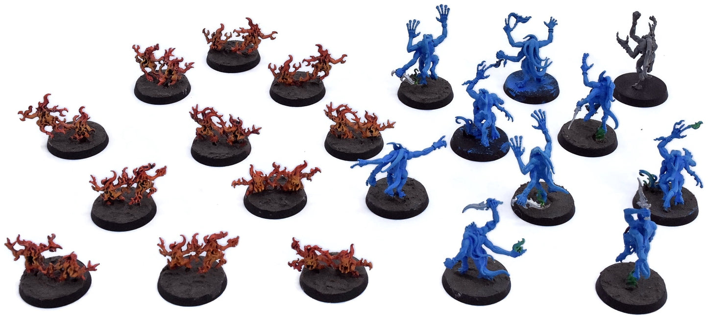 DISCIPLES OF TZEENTCH 10 Blue Horrors + 10 Brimstones #1 Sigmar 2945