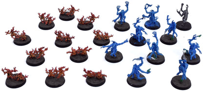 DISCIPLES OF TZEENTCH 10 Blue Horrors + 10 Brimstones #1 Sigmar 2945
