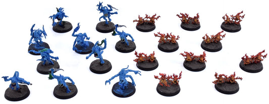 DISCIPLES OF TZEENTCH 10 Blue Horrors + 10 Brimstones #3 Sigmar 2990