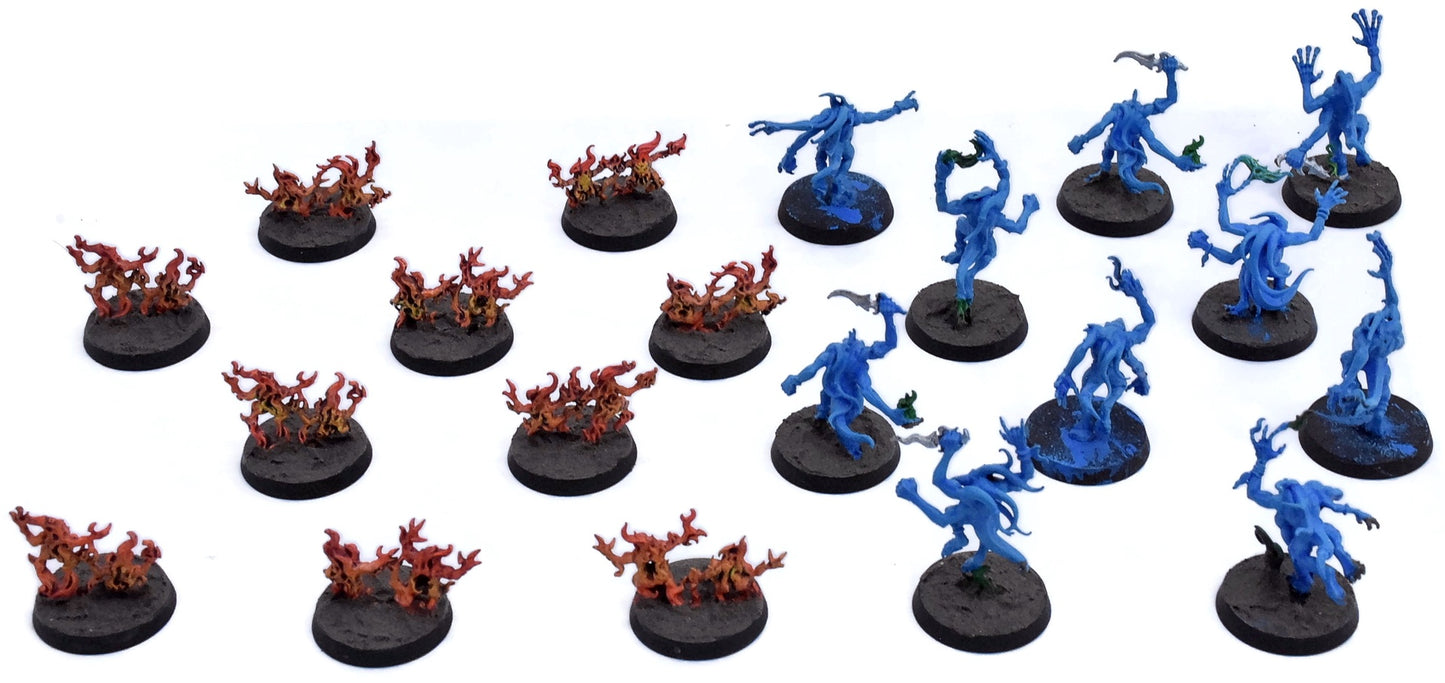 DISCIPLES OF TZEENTCH 10 Blue Horrors + 10 Brimstones #3 Sigmar 2990