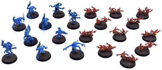 DISCIPLES OF TZEENTCH 10 Blue Horrors + 10 Brimstones #2 Sigmar 3065