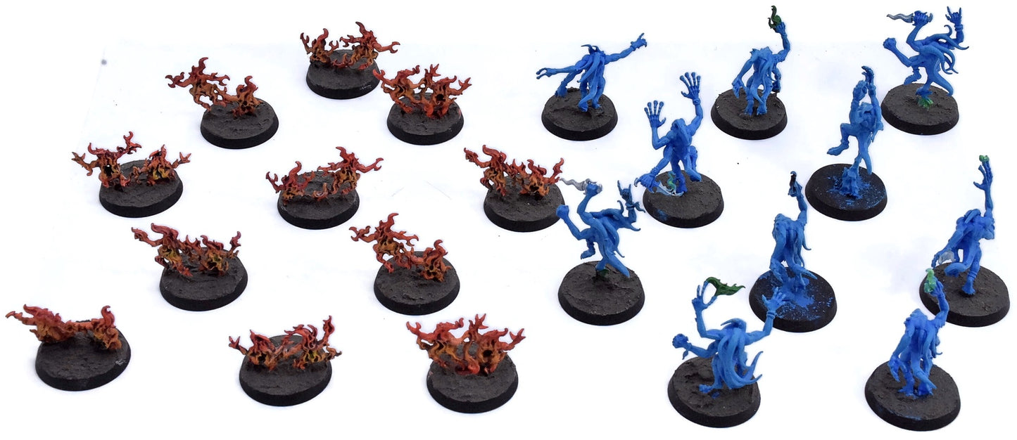 DISCIPLES OF TZEENTCH 10 Blue Horrors + 10 Brimstones #2 Sigmar 3065