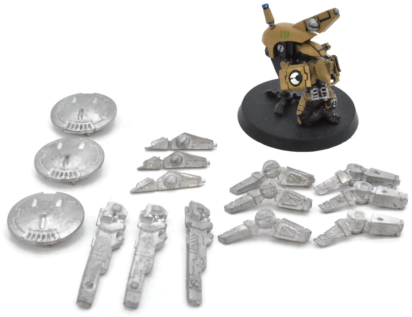 TAU EMPIRE Tau Sniper Drones Team #1 METAL Warhammer 40K May Missing Parts 5715