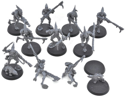 TAU EMPIRE 10 Kroot Carnivore Squad #1 Warhammer 40K 6095