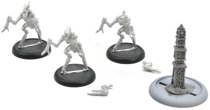 WARMACHINE 3 Mannikins + Sentry Stone #1 METAL Hordes 6347
