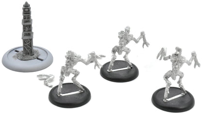 WARMACHINE 3 Mannikins + Sentry Stone #1 METAL Hordes 6347