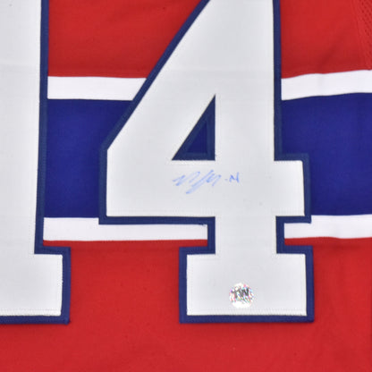 Nick Suzuki Autographed Red Adidas Jersey