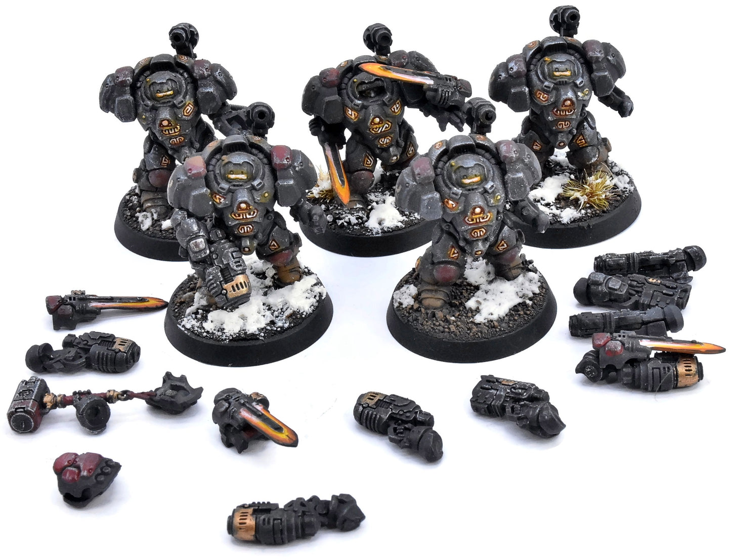 LEAGUES OF VOTANN 5 Einhyr Hearthguard #3 PRO PAINTED Magnetized 40K 3805