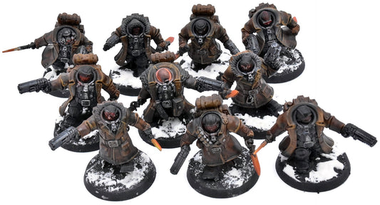 LEAGUES OF VOTANN 10 Hernkyn Yaegirs #1 PRO PAINTED Warhammer 40K 3843