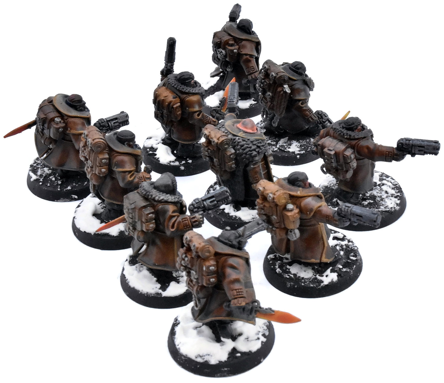 LEAGUES OF VOTANN 10 Hernkyn Yaegirs #1 PRO PAINTED Warhammer 40K 3843