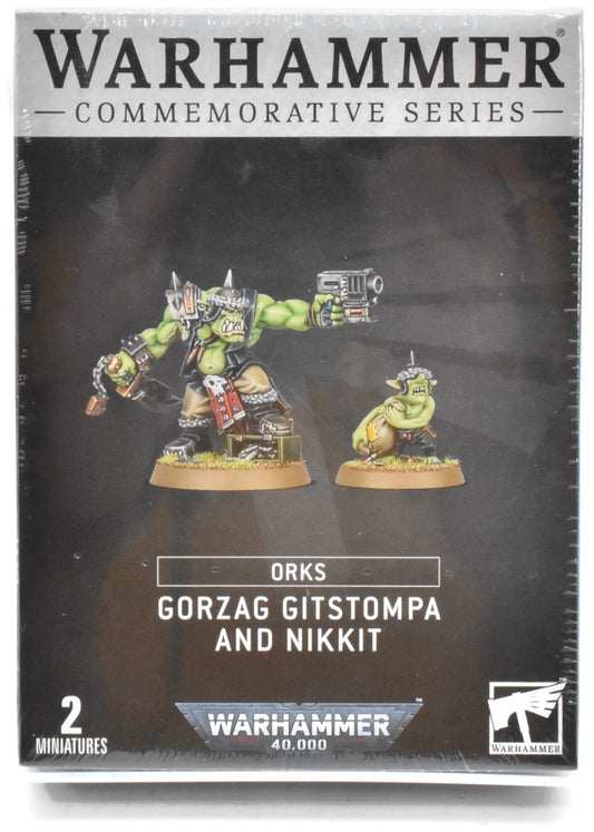 ORKS Gorzag Gitstompa And Nikkit #1 Warhammer 40K Sealed 6521