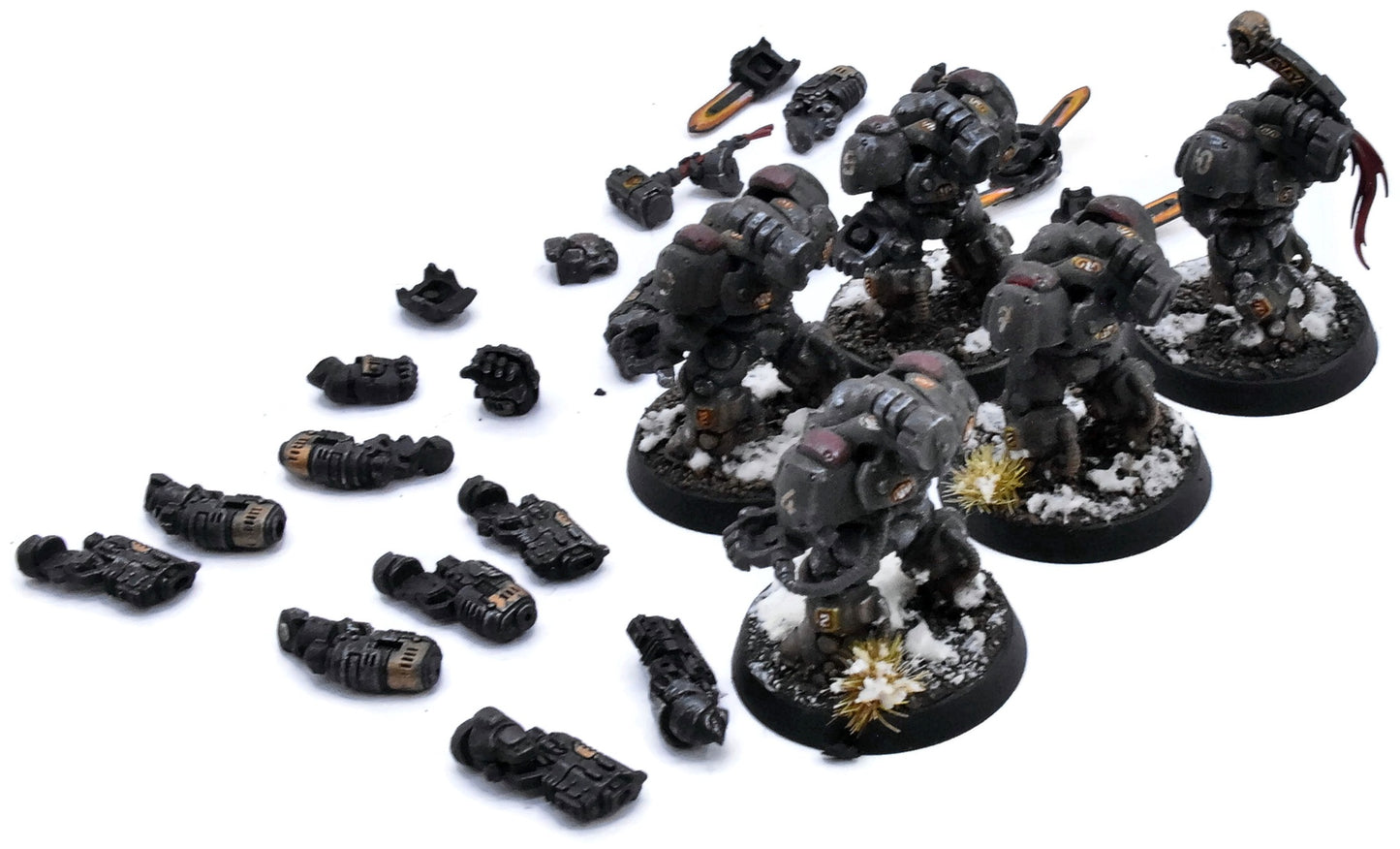LEAGUES OF VOTANN 5 Einhyr Hearthguard #4 PRO PAINTED Magnetized 40K 3874